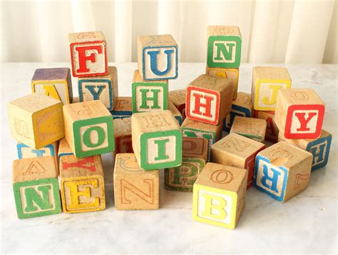 wood block letters for crafts