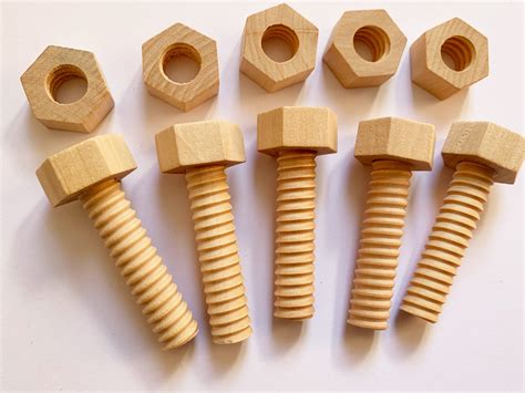 wood bolts and nuts