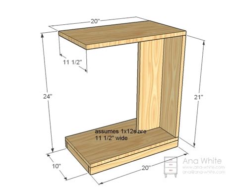 Wood C Table Plans