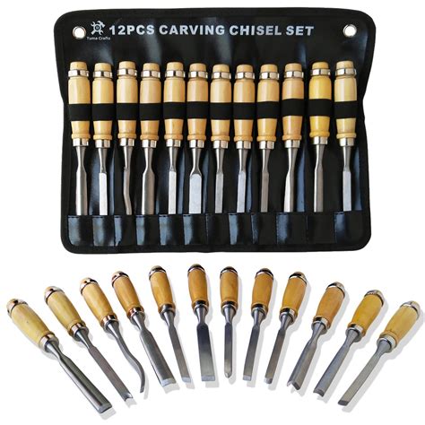 Premium 19 Pcs Wood Carving Kit Tools Knife Whittling Set The Etsy