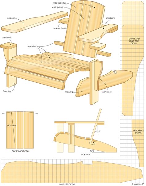 Woodwork Wooden Chairs Plans PDF Plans