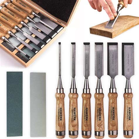 Wood Chisel Set With Case