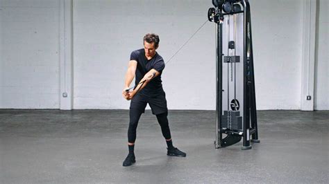 Wood Chops Exercise Cable