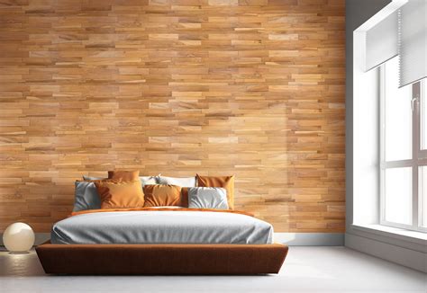 Wood Cladding For Bedroom Wall