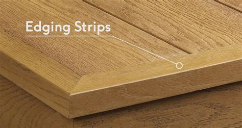 Wood Decking Edging Strip