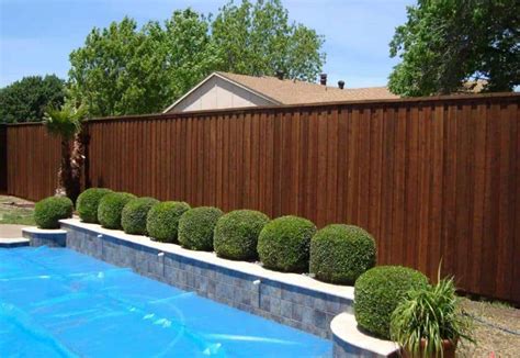 Wood Fence For Pool