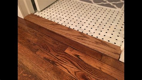 wood floor threshold ideas