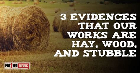 wood hay stubble verse