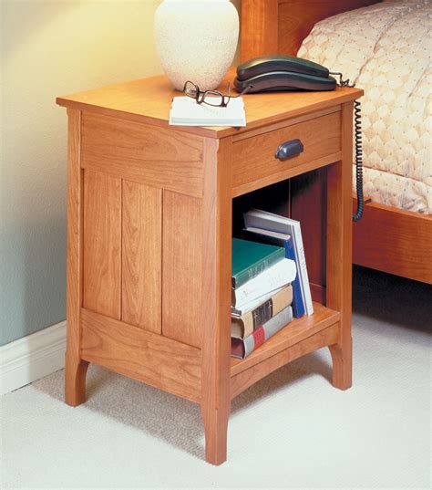 Reclaimed Wood Look Bedside Table Ana White
