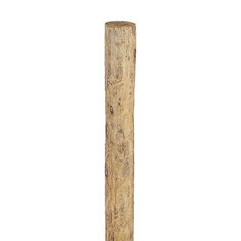 wood round fence posts