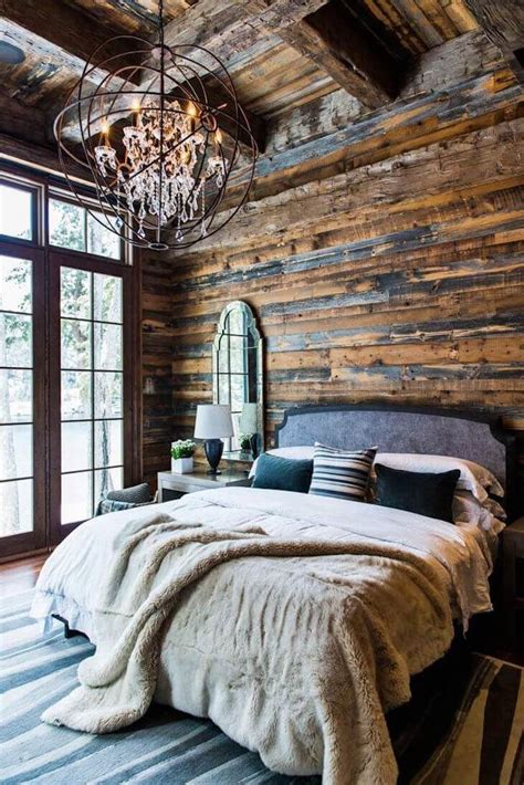Wood Rustic Bedroom Design