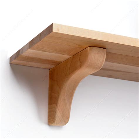 wood shelf support designs