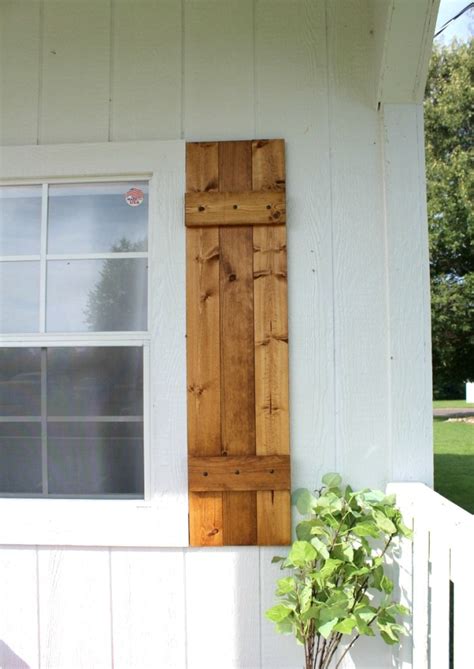 Diy Wood Shutters For Easy Home Improvement