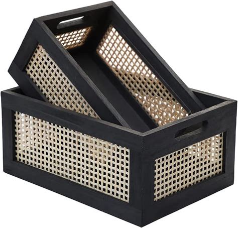 Wood Storage Baskets
