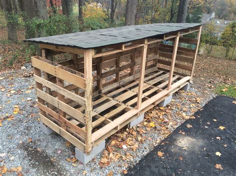 Wood Storage From Pallets