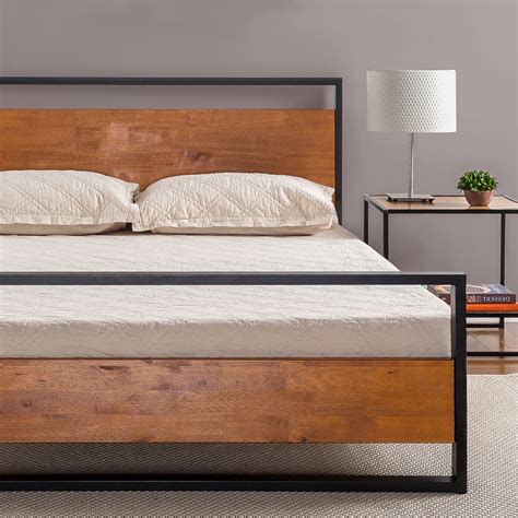 wood vs metal platform bed