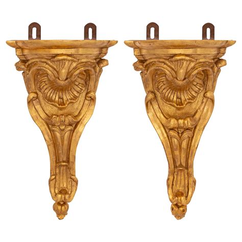 Wood Wall Brackets Pair