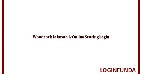 WoodcockJohnson IV (WJ IV) Adapted for Braille Readers American