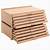 wooden art supply box
