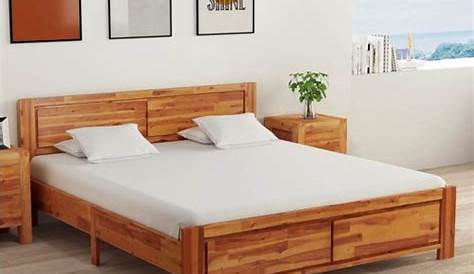 Wooden Bed Frame 160 X 200 Kaley Furniture