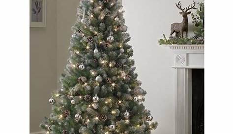 Wooden Christmas Tree Argos PreLit Needle Pine 4ft 5744024 Price