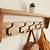 wooden coat hooks for wall