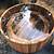 wooden hot tub filtration system