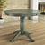 wooden kitchen table green