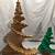 wooden spiral christmas tree