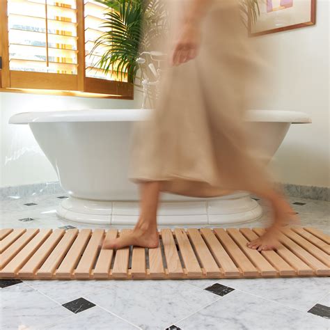 Wooden Bath Runner