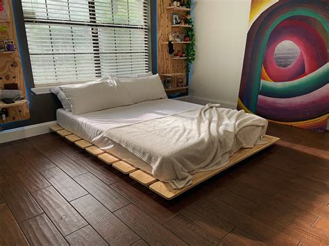 Wooden Bed Platform Double