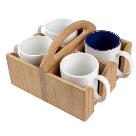 home.furnitureanddecorny.com:wooden coffee cup stand