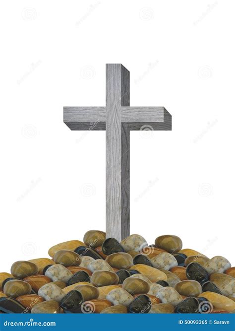 Wooden Cross Rocks