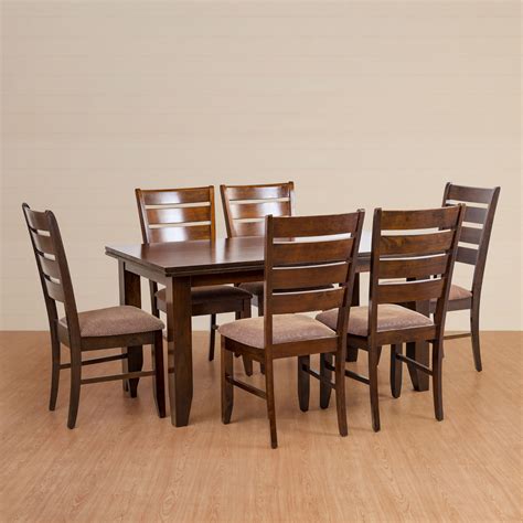 persianwildlife.us:wooden dining room table with 6 chairs