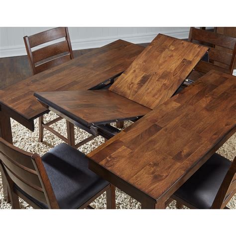 Wooden Dining Table With Leaf
