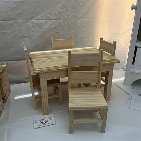 Wooden Doll Table