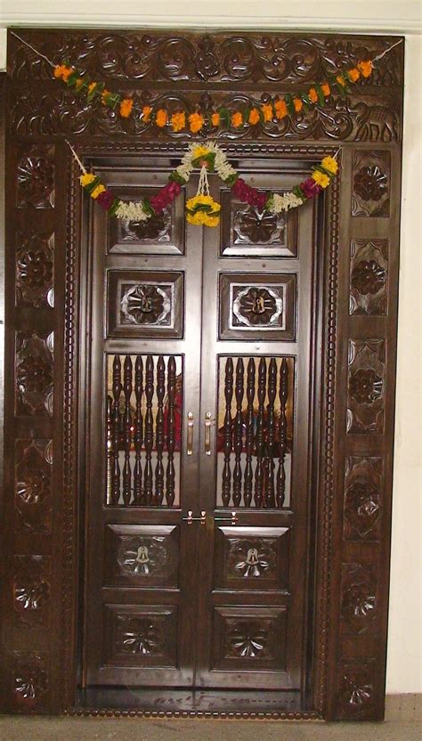 wooden door designs for temple