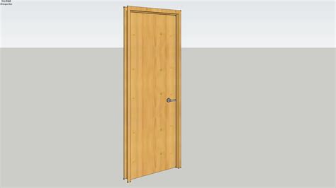 wooden door sketchup 3d warehouse