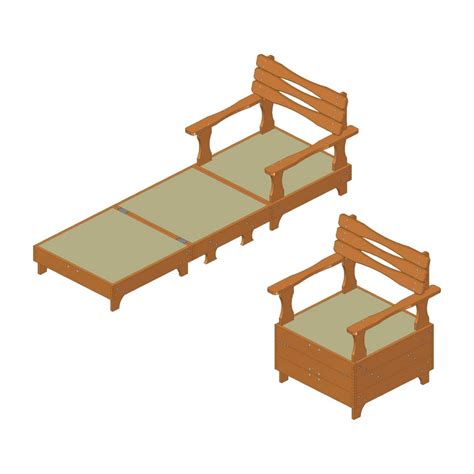 Wooden Folding Chair Bed