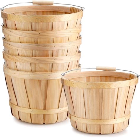Wooden Round Baskets