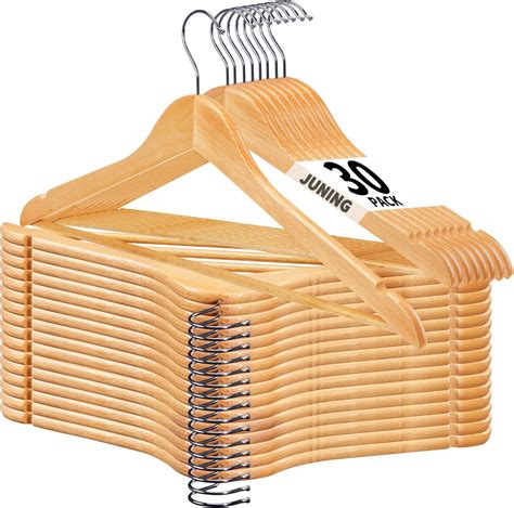 Wooden Skirt Hanger With Metal Clip