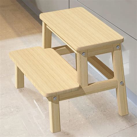 Wooden Step Bed Stool