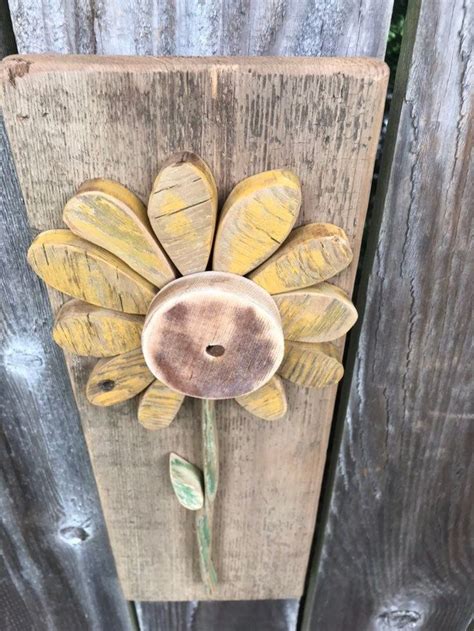 wooden sunflowers for crafts