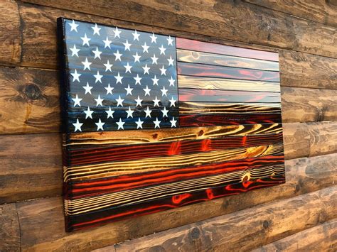 Wooden Wall Flags
