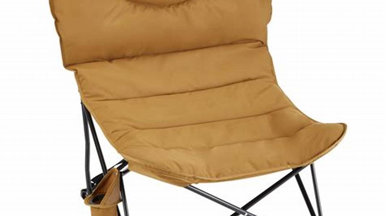 Woods Mammoth Folding Padded Camping Chair: Comfort Unleashed for Outdoor Adventures