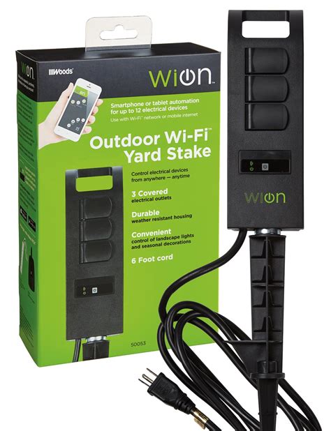 Woods WiOn Outdoor WIFI Outlet by Woods at Fleet Farm