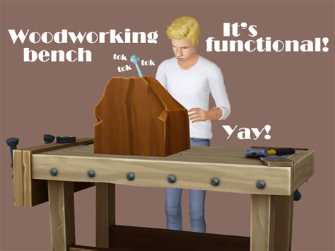 Quick Practice Using A Neighbors Woodworking Bench Sims Freeplay