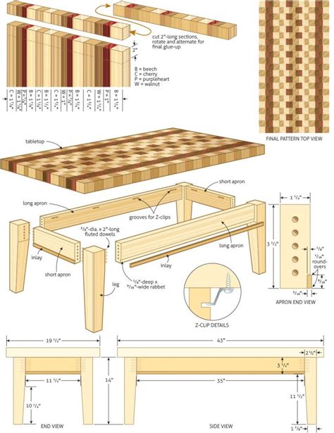 coffee table woodworking plans Plans