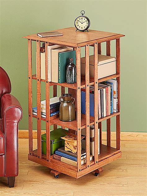 Free Woodworking Plans Rotating Bookshelf ofwoodworking