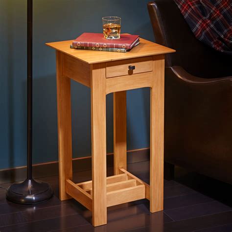 Woodworker's Journal Craftsman End Table Plan Rockler Woodworking and